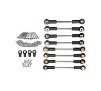 MGHGFYTAS Compatible With WPL C14 C24 C24-1 1/16 Remote Control Car Upgrade Parts Accessories For Chassis Suspension Link Tie Rod Set RC Car Accessories