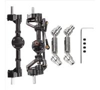 MGHGFYTAS Compatible With WPL C14 C24 C24-1 C34 C44 B14 B24 1/16 RC Car Upgrade Modification Parts 2Pcs Front Rear Portal Axle Drive Shaft RC car front rear axle