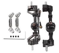 MGHGFYTAS Compatible With WPL C14 C24 C24-1 C34 C44 B14 B24 1/16 RC Car Upgrade Modification Parts 2Pcs Front Rear Portal Axle Drive Shaft RC car front rear axle