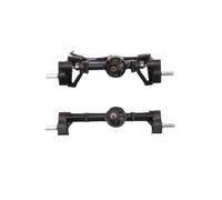 MGHGFYTAS Compatible With WPL C14 C24 C24-1 C34 C44 B14 B24 1/16 RC Car Upgrade Parts Modification Spare 2Pcs Front Rear Portal Axle RC car front rear axle