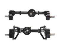 MGHGFYTAS Compatible With WPL C14 C24 C24-1 C34 C44 B14 B24 1/16 RC Car Upgrade Parts Replacement Accessories Front Rear Portal Axle RC car front rear axle