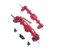 MGHGFYTAS Compatible With WPL C14 C24 C34 B14 B24 RC Car Upgrade Modification Parts Front Rear Portal Bridge Axle Differential Assembly Kit RC car front rear axle