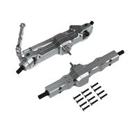 MGHGFYTAS Compatible With WPL C14 C24 For Feiyu For JJRC 1/16 Remote Control Cars Upgrades Parts Aluminum Alloy Front Rear Bridges RC car front rear axle(Grey)
