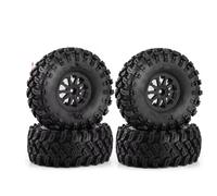 MGHGFYTAS Compatible With YIKONG YK4082 YK4083 14150 1/8 RC For Buggy Upgrade Parts Vehicle 2.2Inch Tire Anti-skid Wear-resistant R151 Rc car wheels rims tires(Black)