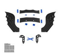 MGHGFYTAS For ARRMA For Limitless 1/7 RC Adjustable Rear Wing | RC Car Accessories RC Car Parts 1Set Carbon Fiber Pattern Adjustable Spoiler Tail Wing Rear Wing(Blue)