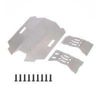 MGHGFYTAS For ARRMA For Mojave For Grom 1/14 RC For Chassis Skid Plate | RC Car Accessories RC Car Upgra Parts Replacement Stainless Steel Skid Plate For Chassis Guard Protector