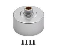MGHGFYTAS RC Car Accessories Compatible With Arrma 6S 1/8 For Kraton For Senton For Talion 1/7 RC Car Upgrade Parts Accessories Metal Diff Case Housing(Silver)