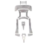 MGHGFYTAS RC Car Accessories Compatible With ARRMA For Felony For Infraction For Limitless 1/7 RC Car Parts Metal For Chassis Protection Skid Plate Front Bumper