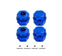 MGHGFYTAS RC Car Accessories Compatible With Arrma For KRATON 8S For Outcast 1/5 Rc Car Accessories Parts 4pcs Metal 24mm Splined Wheel Connectors(Blue)