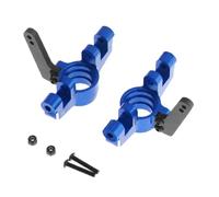 MGHGFYTAS RC Car Accessories Compatible With Arrma For Kraton For Outcast 4S 4X4 1/8 1/10 RC Car Upgrade Modification Parts Accessories Metal Steering Blocks(Blue)