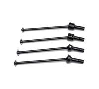 MGHGFYTAS RC Car Accessories Compatible With Arrma For Mojave 6S For BLX 1/7 RC Car Upgrade Parts Accessories 4pcs Metal Front And Rear Drive Shaft CVD