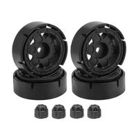MGHGFYTAS RC Car Accessories Compatible With Axial For SCX24 For Deadbolt For Gladiator For TRX4M 1/24 RC Crawler Car Parts Accessories 1.0 Beadlock Wheel Rim Wheel Hub