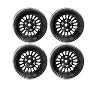 MGHGFYTAS RC Car Accessories Compatible With Axial For SCX24 For TRX4M For RedCat 1/24 1/18 RC Car Upgrade Parts Accessories 1.3 Inch Wheel Hub(Black)