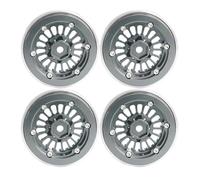 MGHGFYTAS RC Car Accessories Compatible With Axial For SCX24 For TRX4M For RedCat 1/24 1/18 RC Car Upgrade Parts Accessories 1.3 Inch Wheel Hub(Grey)