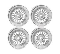 MGHGFYTAS RC Car Accessories Compatible With Axial For SCX24 For TRX4M For RedCat 1/24 1/18 RC Car Upgrade Parts Accessories 1.3 Inch Wheel Hub(Silver)