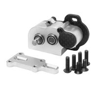 MGHGFYTAS RC Car Accessories Compatible With Capra For SCX10 III 1/10 RC Car Parts Accessories Portal Transmission With Slider Gearbox 3.5:1 Ratio Aluminum Gears(Silver)