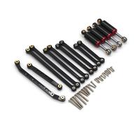 MGHGFYTAS RC Car Accessories Compatible With FMS For Fire For Horse For Thunder 1/18 RC Car Upgrade Modification Parts Accessories Shock Absorber Trolley Set(Black)