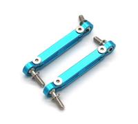 MGHGFYTAS RC Car Accessories Compatible With H9802 For Dodge H9803 1/10 Remote Control Modification Accessories Parts Metal Steering Tie Rod Parts(Blue)