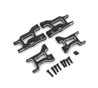 MGHGFYTAS RC Car Accessories Compatible With HNR H9804 For Fox 1/10 Remote Control Car Accessories Parts Metal Front And Rear Lower Control Arm(Black)