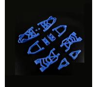 MGHGFYTAS RC Car Accessories Compatible With Hpi For Baja 5b 5t 5sc 1/5 Rc Car Upgrade Modification Parts Accessories Front And Rear Suspension Arm Set(Blue)