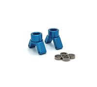 MGHGFYTAS RC Car Accessories Compatible With HuanSu 14321 For JJRC C8802 YDJ-D879 1/14 RC Car Upgrade Replacement Parts Accessories Metal Rear Wheel Cup(Blue)