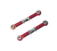MGHGFYTAS RC Car Accessories Compatible With Hyper Go For MJX 1/14 14209 14210 H14BM RC Car Upgrade Accessories Parts 2Pcs Front Steering Rod Assembly(Red)