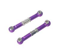 MGHGFYTAS RC Car Accessories Compatible With Hyper Go For MJX 14209 14210 H14BM 1/14 Rc Car Modification Upgrade Accessories Metal Front Steering Rod(Purple)