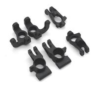 MGHGFYTAS RC Car Accessories Compatible With KM C3 1/7 RC For Rally Remote Control Car Parts Metal Steering Cup C For Seat Rear Wheel For Seat E8003 E8004(Black)