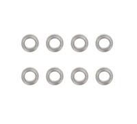 MGHGFYTAS RC Car Accessories Compatible With LDRC AE86 A86 LD1801 LD1802 LD1803 LD1804 A01 A02 1/18 RC Car Upgrade Parts 8pcs Steering Cup Bearing