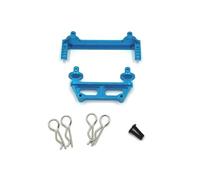 MGHGFYTAS RC Car Accessories Compatible With MJX 16207 16208 16209 16210 H16 M162 1/16 RC Car Upgrade Parts Accessories Metal Body Mount Post Shell Column(Blue)