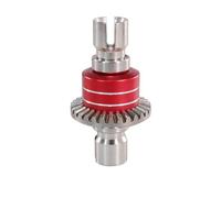 MGHGFYTAS RC Car Accessories Compatible With MJX For Hyper Go 1/16 16207 H16BM-PL 14210 H14BM 1/14 RC Cars Parts Upgraded Metal Front And Rear Differential Gear(Red)