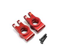MGHGFYTAS RC Car Accessories Compatible With MJX For HYPER GO 14301 14302 1/14 RC Car Upgrade Modification Parts Accessories Metal Rear Wheel Cup Rear Wheel Fixed(Red)