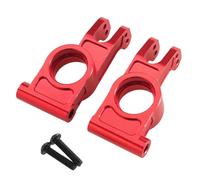 MGHGFYTAS RC Car Accessories Compatible With MJX For Hyper Go 7303 7304 C5 1/7 RC Car Upgrade Modification Parts Accessories Rear Wheel Hub Set(Red)