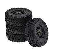 MGHGFYTAS RC Car Accessories Compatible With MN D90 For MN98 For MN99S For MN82 For WPL C14 C24 C34 B14 B24 RC Car Parts Accessories 70mm Tire Clamp Wheel(Black)