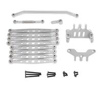 MGHGFYTAS RC Car Accessories Compatible With MN128 MN86 G500 1/12 RC Car Upgrade Modification Replacement Parts Accessories For Chassis Rod Fixed For Seat(Silver)