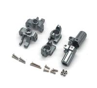MGHGFYTAS RC Car Accessories Compatible With MN128 MN86S 1/12 RC Car Upgrade Modification Parts Accessories Steering Cup Rear Wheel For Seat Three-Piece Kit(Grey)