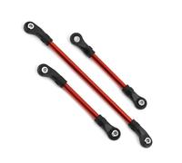 MGHGFYTAS RC Car Accessories Compatible With TRAXXAS 8140R For TRX4 8140 RC Car Upgrade Modification Parts Accessories Metal Steering Rod 117mm 60mm 63mm(Red)