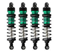 MGHGFYTAS RC Car Accessories Compatible With Traxxas For Mini For Maxx RC Car Upgrade Modification Parts Accessories 4pcs Metal Shock Absorber Damper(Green)