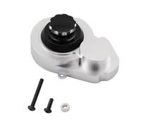 MGHGFYTAS RC Car Accessories Compatible With Traxxas For Slash 2WD For Rustler 1/10 RC Car Upgrade Parts Metal Transmission Gear Cover Gearbox Shell 3792(Black)