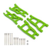 MGHGFYTAS RC Car Accessories Compatible With Traxxas For Slash 2WD For VXL For Nitro For Slash 1/10 RC Car Upgrades Parts Front And Rear Suspension Arm Set(Green)