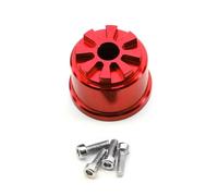 MGHGFYTAS RC Car Accessories Compatible With TRAXXAS For Summit 1/10 RC Car Upgrade Modification Parts Accessories Metal Differential Carrier Diff Case 5681(Red)