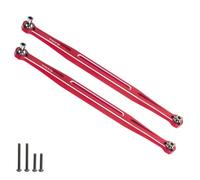 MGHGFYTAS RC Car Accessories Compatible With TRAXXAS For X-MAXX For WideMaxx 8S 1/5 1/6 RC Car Upgrade Parts Accessories 2pcs Metal Toe Links(Red)