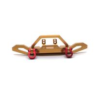 MGHGFYTAS RC Car Accessories Compatible With WLtoys 104001 104002 1/10 RC Car Modification Parts Accessories Metal Modification Front Bumper(Yellow)
