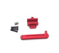 MGHGFYTAS RC Car Accessories Compatible With WLtoys 12423 12427 12428 12429 1/12 RC Car Upgrade Parts Accessories Metal Support Steering Connecting Piece(Red)