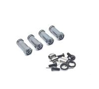 MGHGFYTAS RC Car Accessories Compatible With Wltoys 12423 12428 For Feiyue FY01 FY02 FY03 1/12 RC Car Parts Accessories 4pcs 30mm Extended Wheel Hex Hub Adapter(Silver)