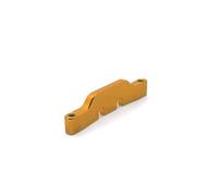MGHGFYTAS RC Car Accessories Compatible With WLtoys 284131 K989 K969 K979 K999 For MINI-Q9 1/28 RC Car Upgrade Parts Accessories Metal Battery Holder(Yellow)