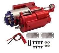 MGHGFYTAS RC Car Accessories Compatible With WPL B1 B14 B24 C14 C24 For MN D90 D91 MN96 1/12 RC Car Parts Accessories Metal 2-Speed Gearbox Transmission(Red)