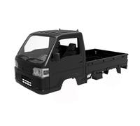 MGHGFYTAS RC Car Accessories Compatible With WPL D12 WL01 For LDRC LD1297 1/12 1/16 RC Car Upgrade Modification Parts Spare Accessories Body Shell(Black)