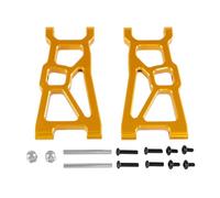 MGHGFYTAS RC Car Accessories Compatible With ZD 1/10 RC Remote Control Car Off-Road Vehicle Upgrade Modification Parts Accessories Metal Front For Swing Arm(Yellow)