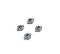 MGHGFYTAS RC Car Accessories Compatible With ZERO-Z For MINI-Z MR-03 RC Car Upgrade Replacement Parts Accessories Metal Converter Wheel Hub(Grey)